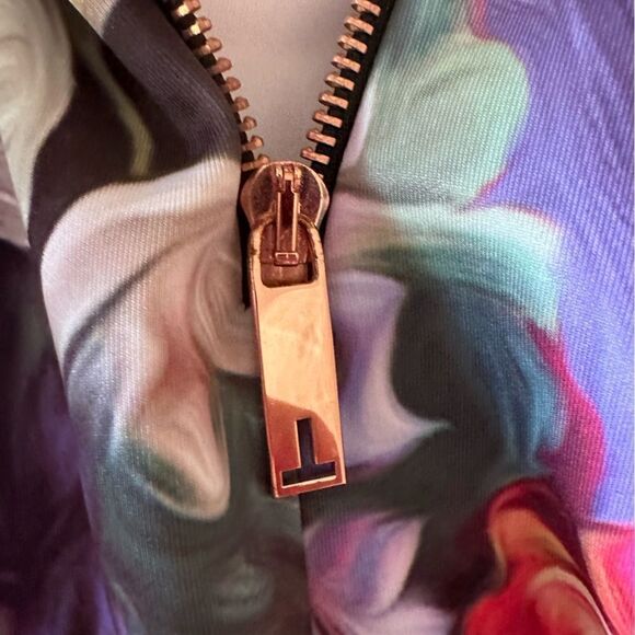 Ted Baker Samra Floral-Swirl Skater Dress, Fuchsia - US Size 4 NWOT - Picture 9 of 15